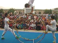 Афганские дети полюбили цирк
