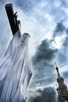 В Днепродзержинске открыли крупнейшую в Украине 9-метровую статую Христа Спасителя (ФОТОРЕПОРТАЖ)(1 часть)