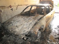Пожежа знищила автомобіль “BMW-740” (ВІДЕО)
