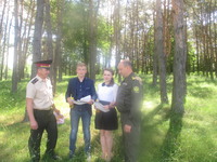 Проведено спільне рейдове відпрацювання лісових масивів Горохівського району