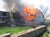 Борзнянський район:під час пожежі житлового будинку врятовано господарку