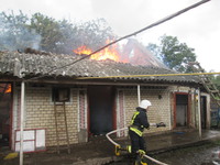 Теофіпольський район:рятувальники ліквідували пожежу господарської будівлі