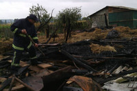 Рятувальники ліквідували пожежу приватного сінника