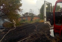 Олександрійський район: вогнеборці ліквідували пожежу на території приватного домогосподарства