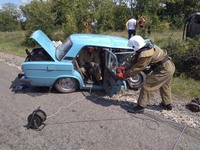 Піщанський район: рятувальники деблокували загиблого пасажира з авто