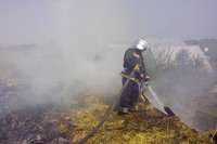 Красилівський район: рятувальники ліквідували пожежу в господарчій споруді