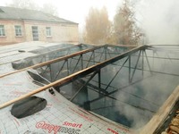 Романівський район: рятувальники ліквідували пожежу в будівлі шкільної їдальні