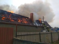 Бородянський район: ліквідовано пожежу в господарчій будівлі
