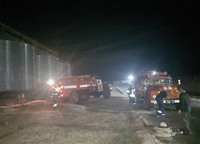Маньківський район: рятувальники ліквідували пожежу у зерносушарці