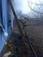 У Горностаївському районі під час ліквідації пожежі врятовано  36-річного чоловіка