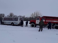 Оратівський район: бійці ДСНС надали допомогу водієві автобуса
