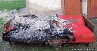 В Новодонецком сгорела женщина