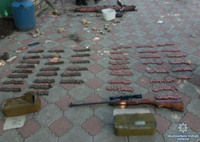 На Кіровоградщині працівники поліції вилучили у громадянина близько тисячі набоїв та незареєстровану зброю