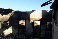 Харківський район: під час намагань загасити пожежу у власній лазні травмувався чоловік