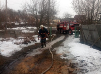 Гребінківський район: рятувальники ліквідували пожежу в житловому будинку