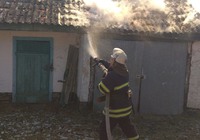 Згурівський район: рятувальники ліквідували загорання господарчої будівлі
