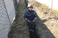 У Дергачівському районі піротехніки ДСНС ліквідували 4 застарілі мінометні міни
