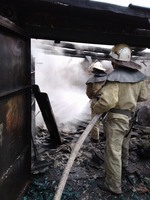 Ставищенський район: рятувальники ліквідували загорання приватного гаражу