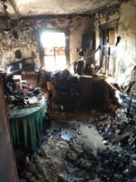 Вовчанський район: під час пожежі у житловому будинку загинув 73-річний чоловік