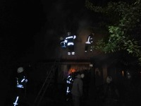 Київська область: ліквідовано загорання приватного двохповерхового житлового будинку