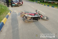 У м. Хорол поліцейські завадили чоловікові зникнути на викраденому мотоциклі