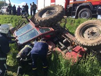 Волинська область: рятувальники визволили потерпілого під час ДТП