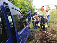 У Березанському районі рятувальники надали допомогу у ліквідації наслідків дорожньо-транспортної пригоди