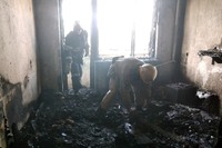 Новомосковський район: на пожежі загинув власник квартири