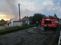 Костопільські рятувальники ліквідували пожежу у приватному господарстві 