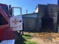Бучацький район: у селі Бариш ліквідовано пожежу господарської будівлі