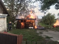 Дубровицький район: рятувальники ліквідували загоряння господарчої будівлі