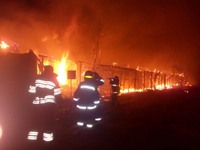 Дніпропетровська область: рятувальники ліквідували пожежу в складському приміщенні