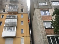Місто Нововолинськ: рятувальники ліквідували пожежу у багатоповерхівці