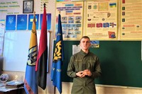 Бійці батальйону Кульчицького відвідали школу № 1 в місті Попасна