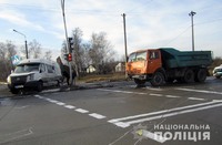 На Коростенщині ДТП з вантажівкою та бусом: поліція розпочала розслідування