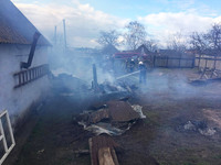 Вогнеборці Миколаївщини загасили п’ять пожеж у приватному секторі