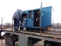 Рятувальники Донеччини забезпечили роботу насосної станції за допомогою генератора