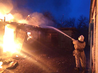 Великобагачанський район: рятувальники ліквідували пожежу в господарчій будівлі