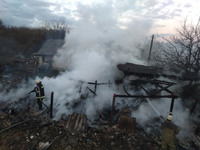 Миргородський район: вогнеборці загасили пожежу в приватному домоволодінні