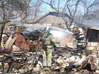 Ямпільський район: рятувальники ліквідували пожежу в господарчій будівлі