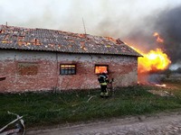 Погребищенський район: рятувальники ліквідували пожежу приватної ферми