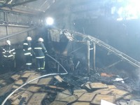 Тальне: рятувальники ліквідували пожежу у цеху