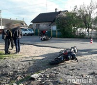 У ДТП неподалік Березного травмувався нетверезий мотоцикліст 