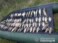 В акваторіях Київщини поліцейські виявили чергового рибалку-браконьєра