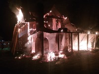 Демидівські вогнеборці ліквідували пожежу в неексплуатуючому житловому будинку