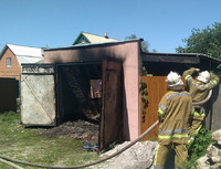 Чутівський район: вогнеборці ліквідували пожежу в гаражі