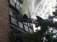 Ватутіне: під час пожежі 1 особа загинула, ще 3 врятовано