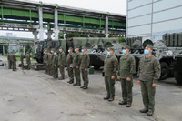 Автомобільна та бронетехніка військової частини 3043 готова до виконання завдань за призначенням