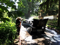 Тростянець: рятувальники ліквідували загоряння автомобіля 