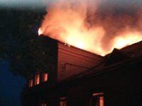 Миколаївська область: рятувальники Первомайська загасили пожежу неексплуатуємої будівлі